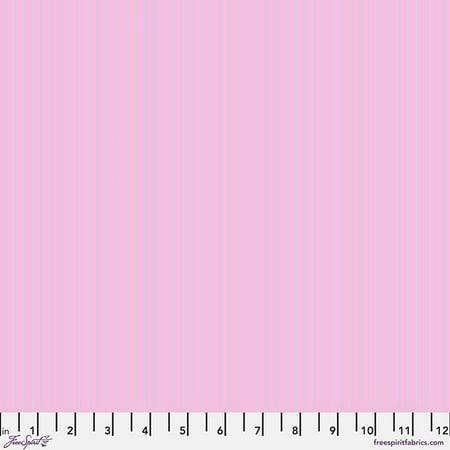 Tula Pink Tiny Stripes Petal pink Free Spirit quilting fabric