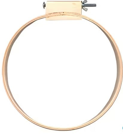 Wood quilting embroidery hoop 14" round