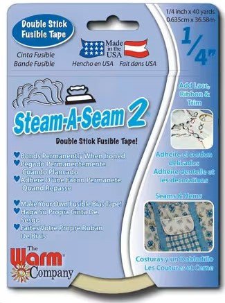 Steam-A-Seam 2 quarter inch fusible web tape