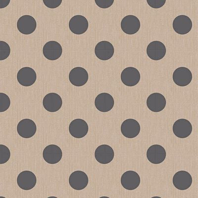 Tilda Chambray Dots Charcoal spot print woven fabric
