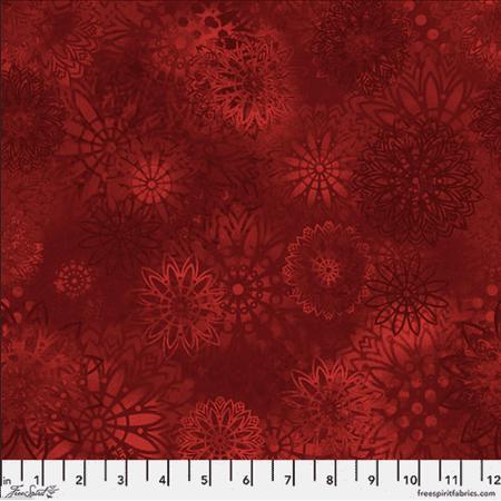 Free Spirit Medallions Red Sue Penn quilting fabric