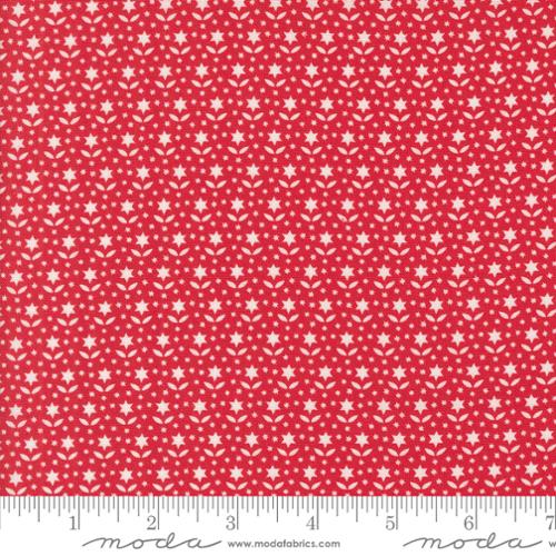 Moda Buon Natale 35405 Pomegranate red Christmas quilting fabric