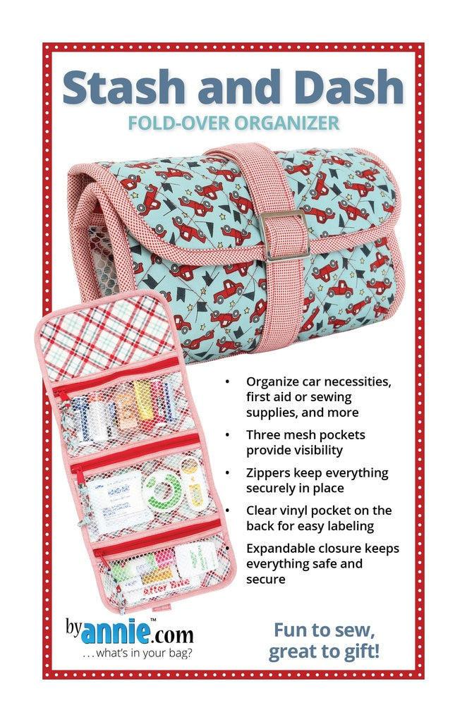 ByAnnie Stash and Dash organizer bag sewing pattern