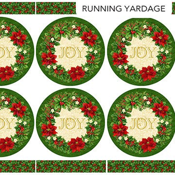 Northcott - Deck The Halls - Placemats Pine Multi C29003-76