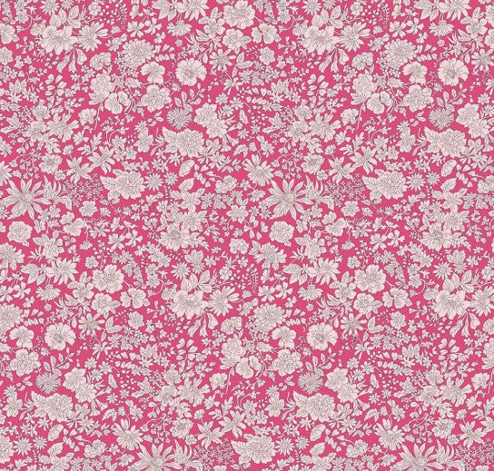 Liberty Emily Belle Magenta Tana Lawn cotton fabric