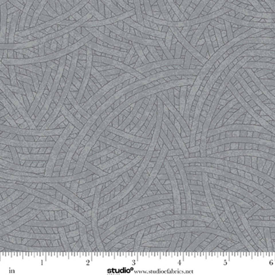 Studio E - Tangled - Chelsea DesignWorks - 8866-92 Slate Gray