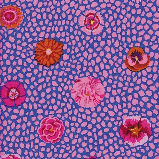 Kaffe Fassett Perennials Guinea Flower Pink quilting fabric