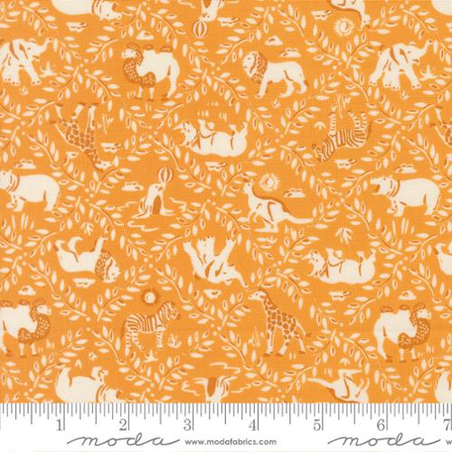 Moda Animal Park Fun Canary 20964 18 yellow zoo quilting cotton