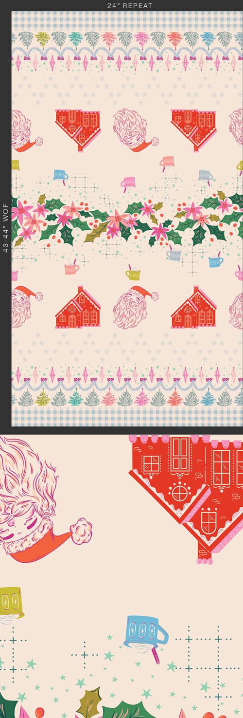 Art Gallery Fabrics - Christmas in Color - North Pole Parade CMC-25415
