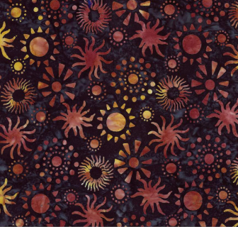 Riley Blake 23504-168 Black Bean Western Reflections quilting cotton fabric