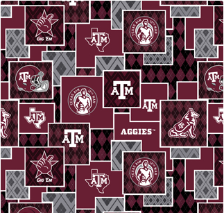 Texas A&M Aggies Argyle Boxes