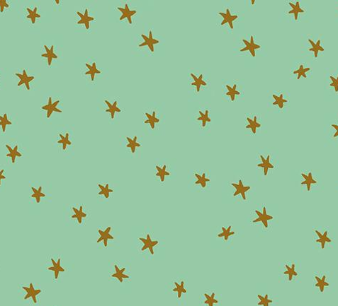 Ruby Star Starry New Moss RS4109-88 green quilting cotton