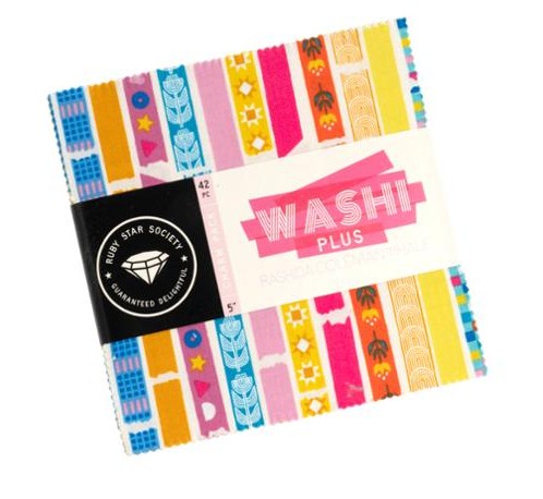 Moda Washi Plus Charm Pack RS1090PP Ruby Star Society precut