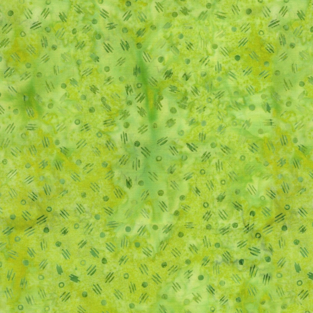 Lumin Fabrics - Kate Colleran - Spring Fling - Seeds - Green Lemongrass