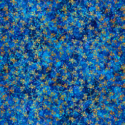 QT Pandora 27189-B Blue quilting cotton