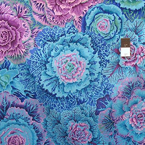 Kaffe Fassett Brassica Blue quilting cotton fabric