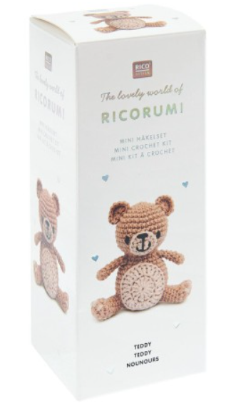 Ricorumi Mini Easy Crochet Kit - Teddy