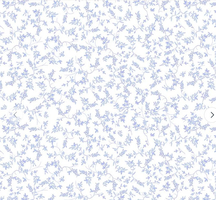 Windham - China Blue - Flowing Vine - 54938-5 Soft Blue
