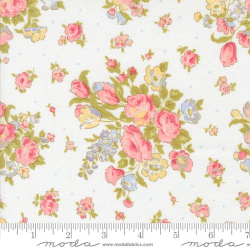 Moda Memory Lane Brenda Riddle Off White 18780-11 quilting fabric