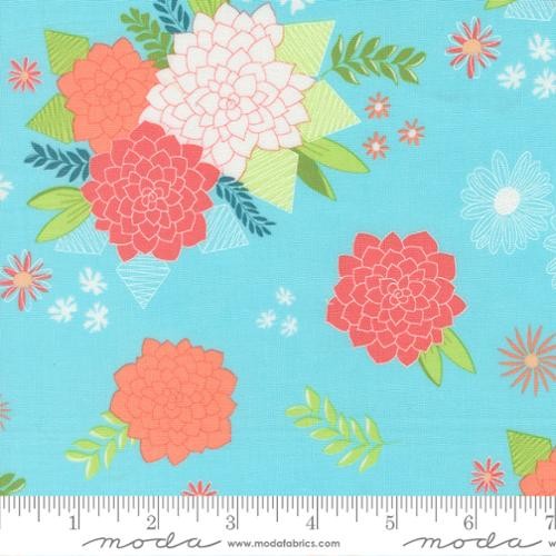 Moda Honeyed Horizon Keri Anguiano 47010-19 sky quilting cotton