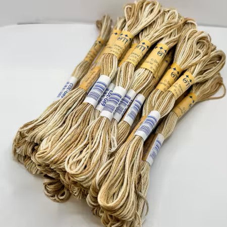 Solid six strand embroidery floss Beach Sand 8.7 yards thread