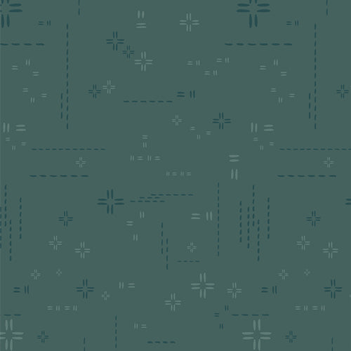 Art Gallery Fabrics Pure Elements Winter Spruce green solid quilting fabric