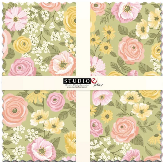 Studio E Layla Layer Cake by Chelsea Designworks 42 ten-inch squares