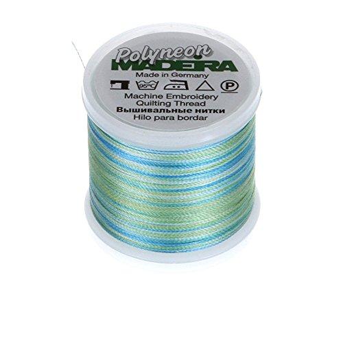 Madeira Polyneon 1602 variegated amazone machine thread 40wt 400m polyester