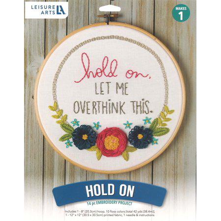 Leisure Arts embroidery kit 8 inch craft kit