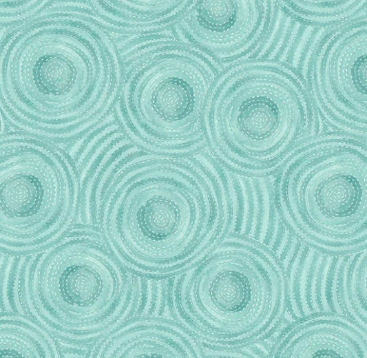 Windham Cats Around Town Zoomies 55002-8 turquoise teal fabric