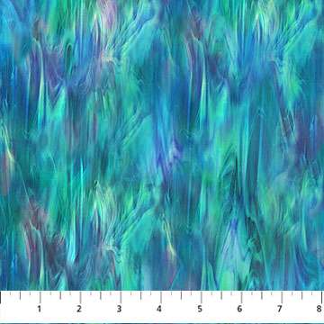 Northcott Risen Turquoise Multi DP28664 digital print inspirational quilting fabric