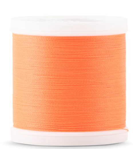 Spool of Madeira Polyneon 40wt machine embroidery thread in Neon Sunkist, color 1837