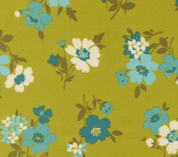 Moda Happy Daze Grass 33843-16 novelty quilting cotton green
