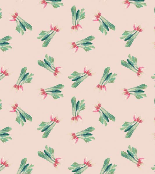 Lewis and Irene Vegetable Patch Radish red BG082 by Bluebellgray