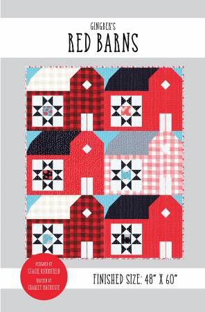 Red Barns Quilt Pattern country farm quilting