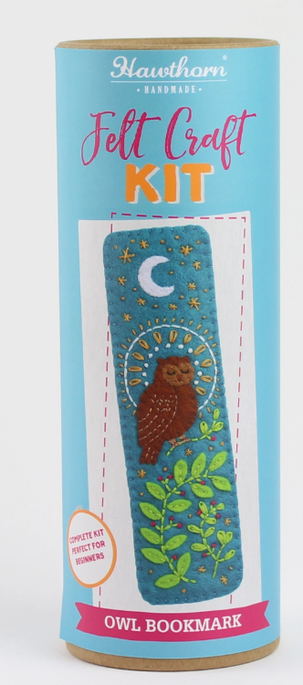 Hawthorn Handmade - Owl Bookmark Felt Craft Kit | Complete Craft Kit