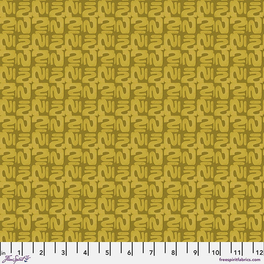 FreeSpirit PUNC*T Question Corrine modern mark-making quilting cotton by e bond