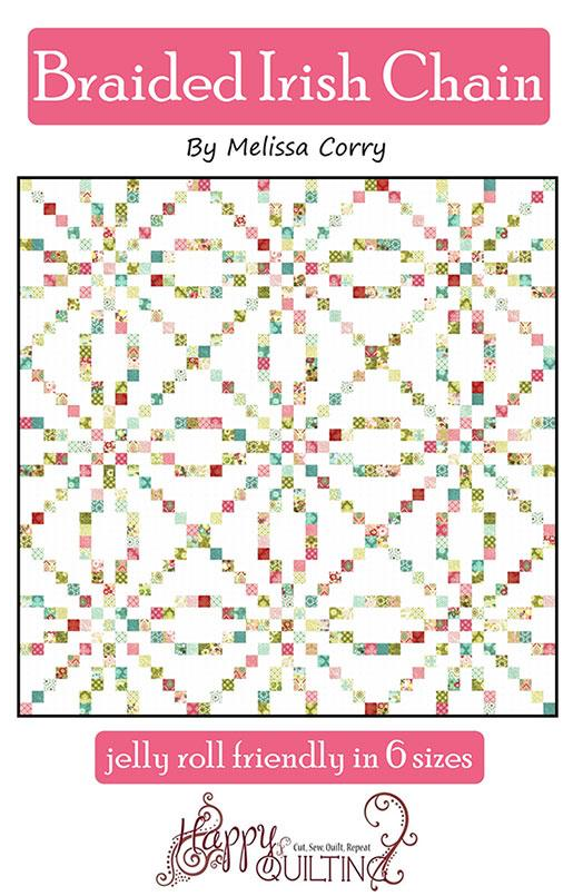 Moda Happy Quilting Braided Irish Chain quilt pattern
