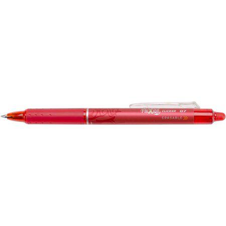 PILOT Frixion Fine Point Clicker Erasable Pen Open Stock-Red
