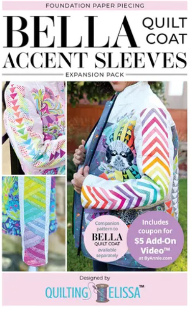 Bella Quilt Coat Accent Sleeves sewing pattern