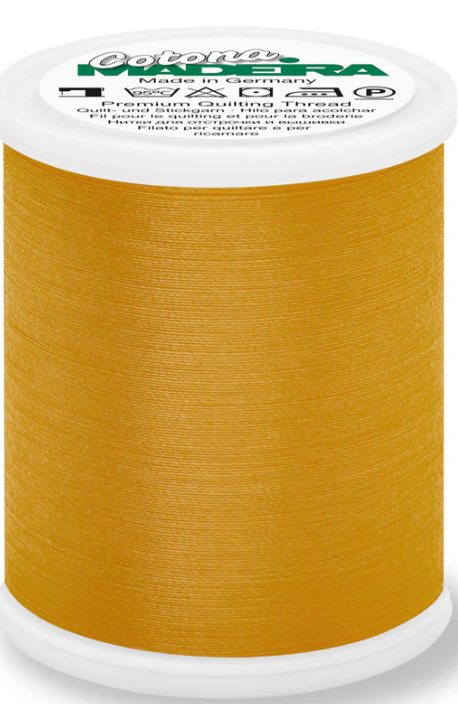 Madeira Orange Sunrise Cotona 50wt thread spool no. 760