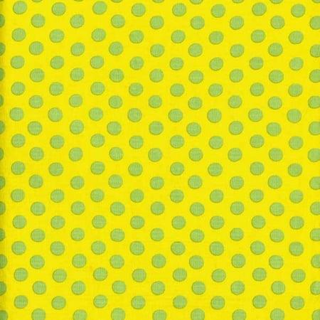 Kaffe Fassett Spot Yellow quilting fabric