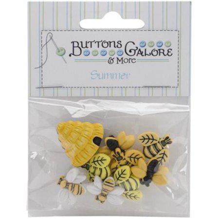 Button Theme Pack Buzzin Around bee buttons sewing notion