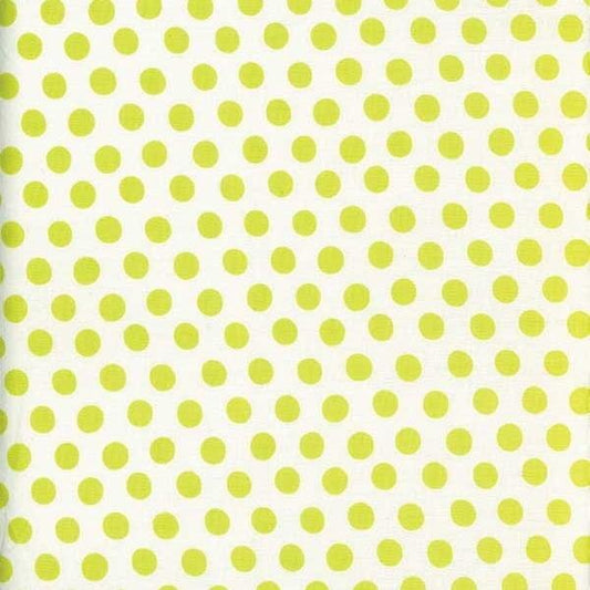 Kaffe Fassett Perennials Spot Dot Sprout green quilting fabric