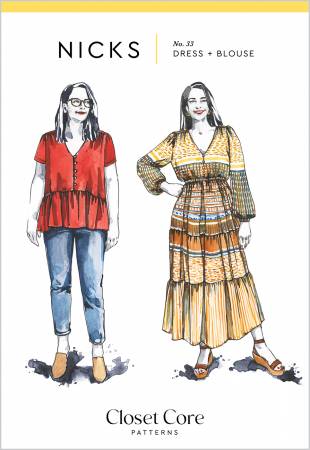 Nicks Dress Blouse Pattern No 33 sewing pattern