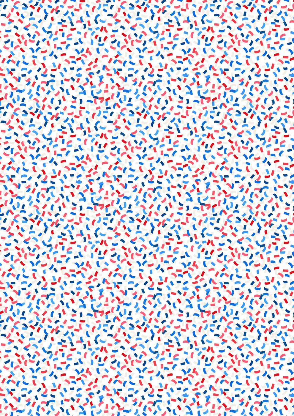 Lewis & Irene - Small Things Celebrations - Confetti red and blue - SM133B