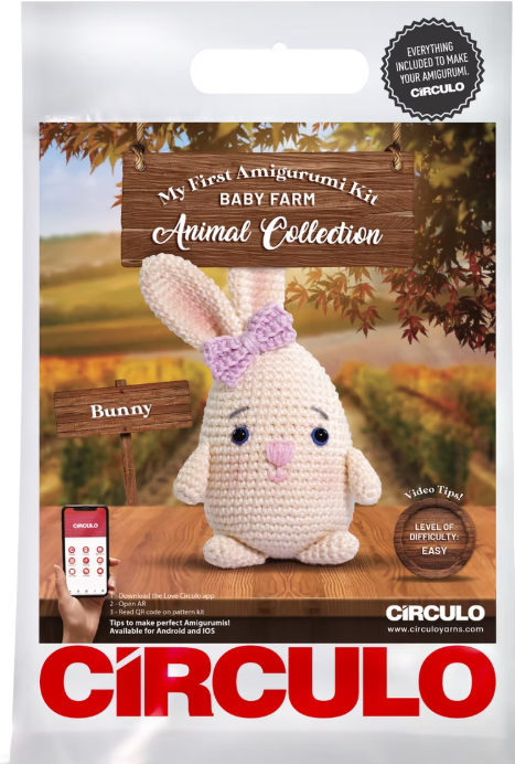 Circulo - Baby Farm Animal Bunny Crochet Kit