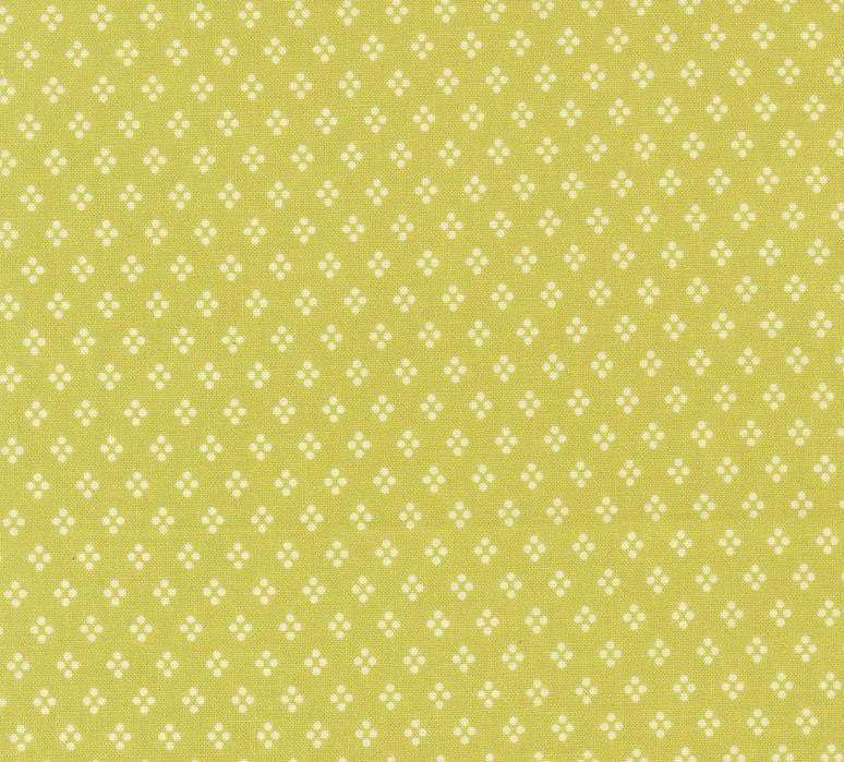 Moda Delightfully Yours Chartreuse 37707-14 cotton fabric