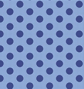 Tilda Medium Dots Denim Blue tonal dot cotton quilting fabric