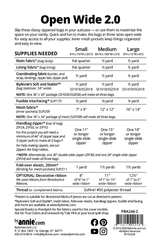 Open Wide 2.0 - Pattern